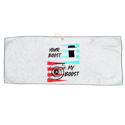 funny Turbo Boost Drift Car Gift Large Microfiber Waffle Golf Towel