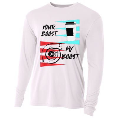 funny Turbo Boost Drift Car Gift Cooling Performance Long Sleeve Crew