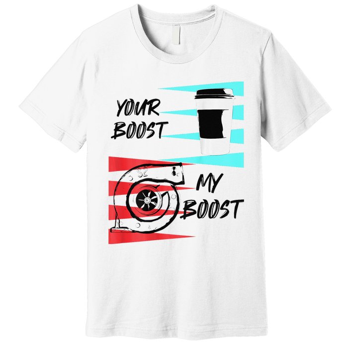 funny Turbo Boost Drift Car Gift Premium T-Shirt