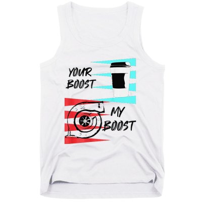 funny Turbo Boost Drift Car Gift Tank Top