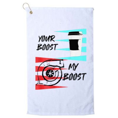 funny Turbo Boost Drift Car Gift Platinum Collection Golf Towel