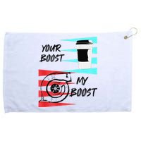 funny Turbo Boost Drift Car Gift Grommeted Golf Towel