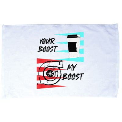 funny Turbo Boost Drift Car Gift Microfiber Hand Towel