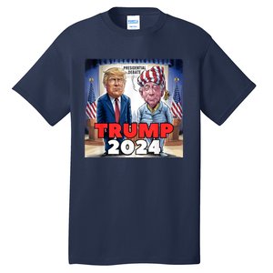 Funny Trump Biden Presidential Election Debate 2024 Tall T-Shirt