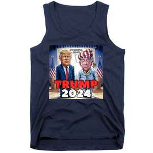 Funny Trump Biden Presidential Election Debate 2024 Tank Top