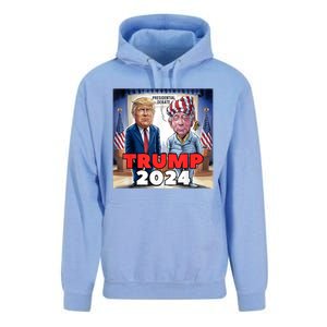 Funny Trump Biden Presidential Election Debate 2024 Unisex Surf Hoodie