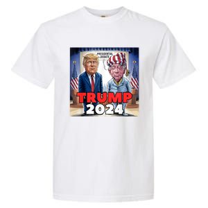 Funny Trump Biden Presidential Election Debate 2024 Garment-Dyed Heavyweight T-Shirt