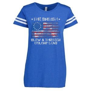 Funny The British Blew A 13 Colony Lead Enza Ladies Jersey Football T-Shirt