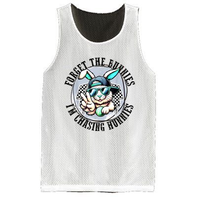 Forget The Bunnies IM Chasing Hunnies Easter Bunny Boy Mesh Reversible Basketball Jersey Tank