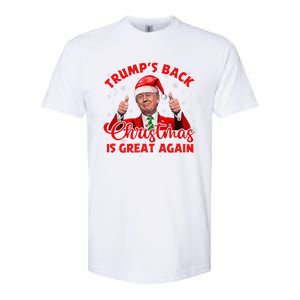 Funny TrumpS Back Christmas Is Great Again Xmas Pajama Ugly Softstyle CVC T-Shirt