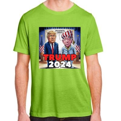 Funny Trump Biden Presidential Election Debate 2024 Adult ChromaSoft Performance T-Shirt