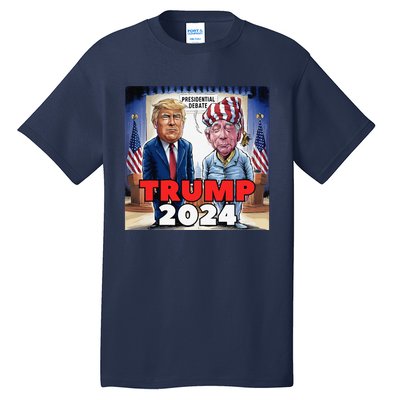 Funny Trump Biden Presidential Election Debate 2024 Tall T-Shirt