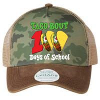 Funny Taco Bout 100 Days Of School Legacy Tie Dye Trucker Hat