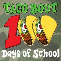 Funny Taco Bout 100 Days Of School Legacy Tie Dye Trucker Hat