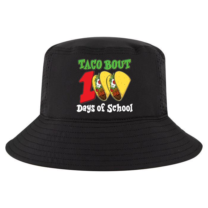 Funny Taco Bout 100 Days Of School Cool Comfort Performance Bucket Hat