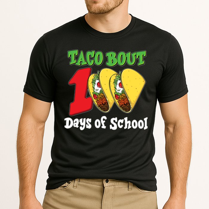 Funny Taco Bout 100 Days Of School Performance Shirt
