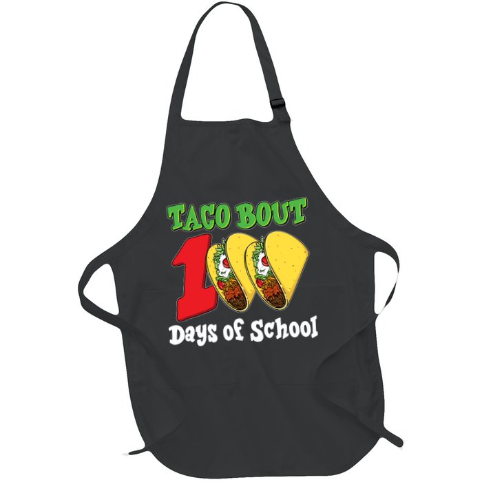 Funny Taco Bout 100 Days Of School Apron