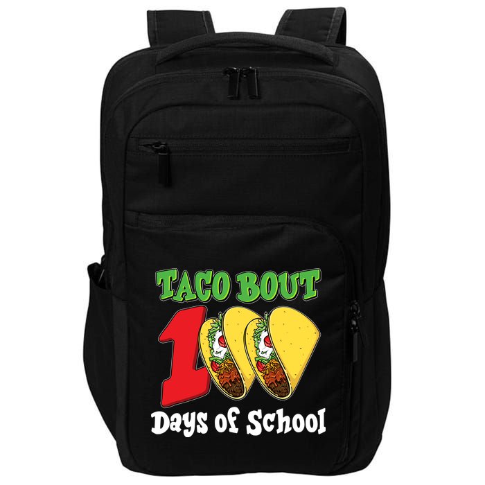 Funny Taco Bout 100 Days Of School Impact Tech Backpack
