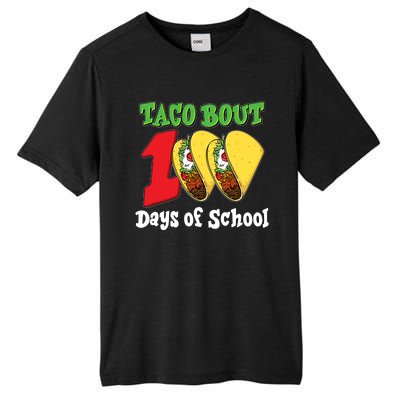 Funny Taco Bout 100 Days Of School Tall Fusion ChromaSoft Performance T-Shirt