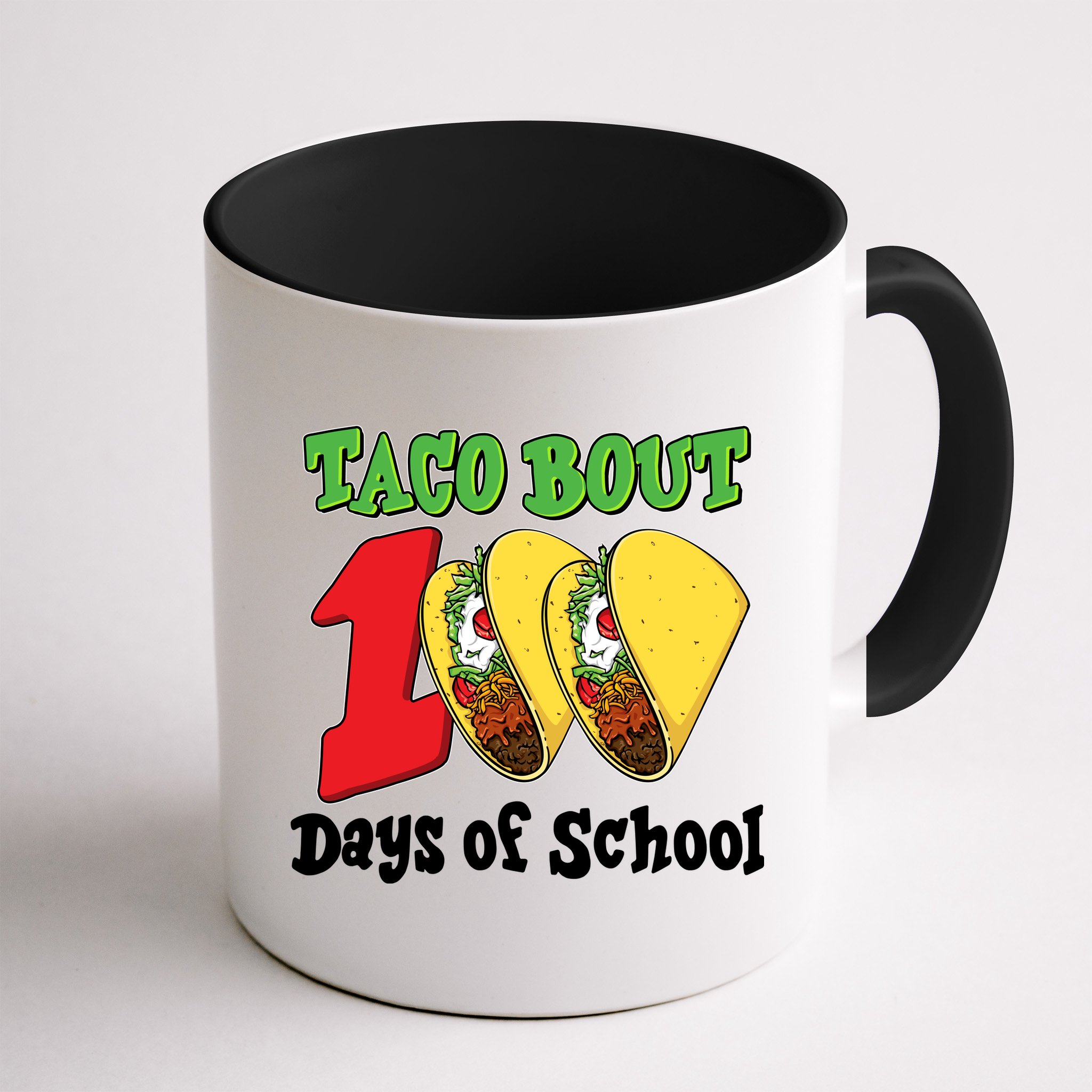 Funny Taco Bout 100 Days Of School Mug