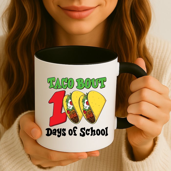 Funny Taco Bout 100 Days Of School Mug