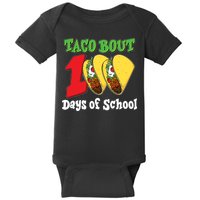 Funny Taco Bout 100 Days Of School Baby Bodysuit