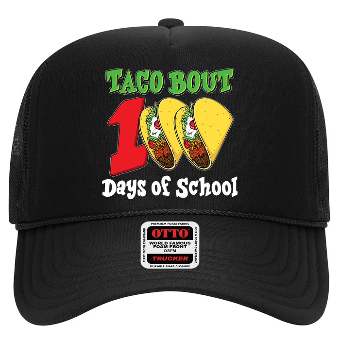 Funny Taco Bout 100 Days Of School Trucker Hat