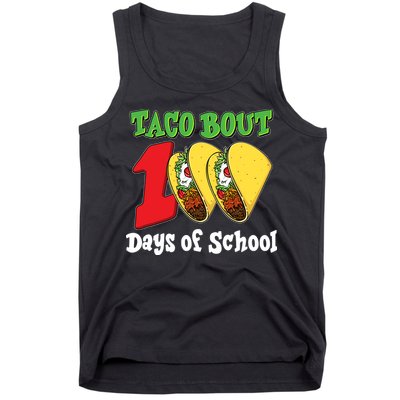 Funny Taco Bout 100 Days Of School Tank Top