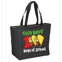 Funny Taco Bout 100 Days Of School Zip Tote Bag