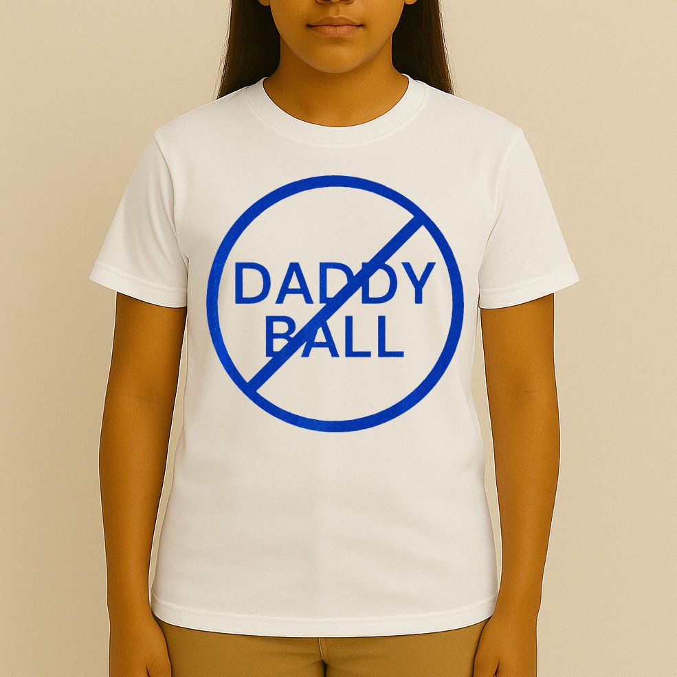 Funny Travel Baseball No Daddy Ball T-Shirt