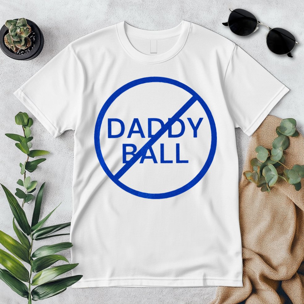 Funny Travel Baseball No Daddy Ball Premium T-Shirt