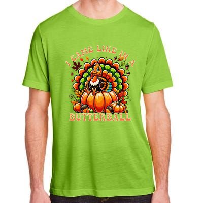 Funny Thanksgiving Butterball Turkey Thanksgiving Costume Adult ChromaSoft Performance T-Shirt