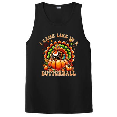 Funny Thanksgiving Butterball Turkey Thanksgiving Costume PosiCharge Competitor Tank