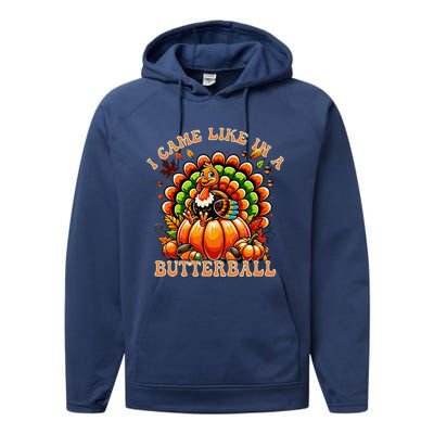 Funny Thanksgiving Butterball Turkey Thanksgiving Costume Performance Fleece Hoodie