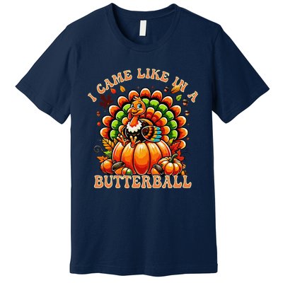 Funny Thanksgiving Butterball Turkey Thanksgiving Costume Premium T-Shirt