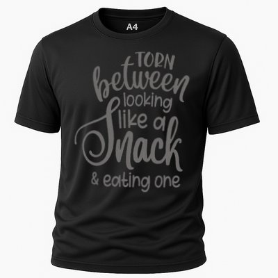 funny Torn Between Looking Like a Snack and Eating One  Performance Shirt