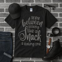 funny Torn Between Looking Like a Snack and Eating One  Tall T-Shirt