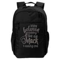 funny Torn Between Looking Like a Snack and Eating One  Backpack