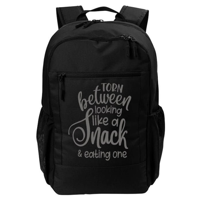 funny Torn Between Looking Like a Snack and Eating One  Backpack
