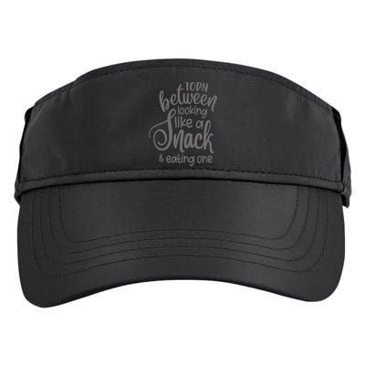 funny Torn Between Looking Like a Snack and Eating One  Adult Drive Performance Visor