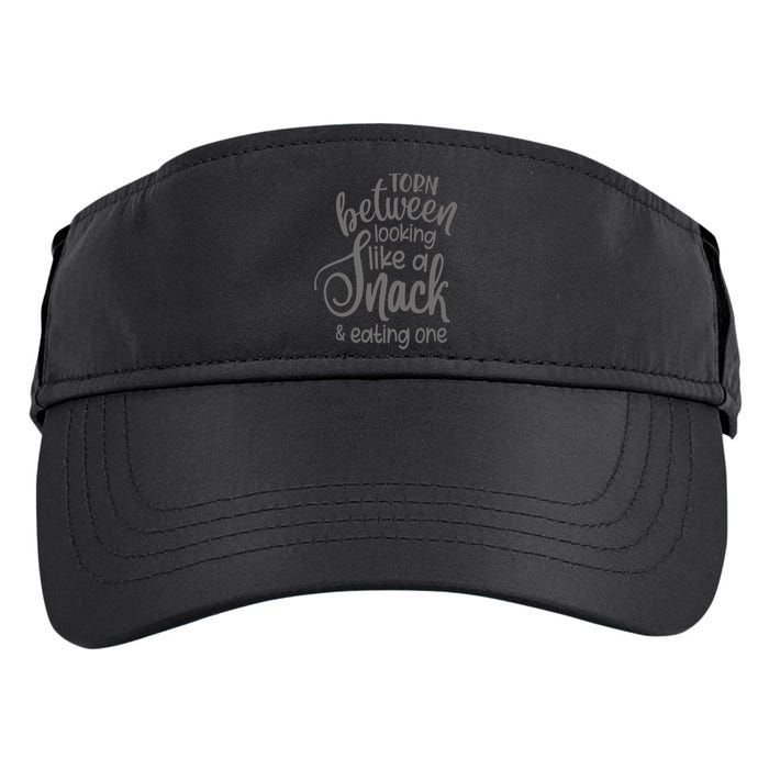 funny Torn Between Looking Like a Snack and Eating One  Adult Drive Performance Visor
