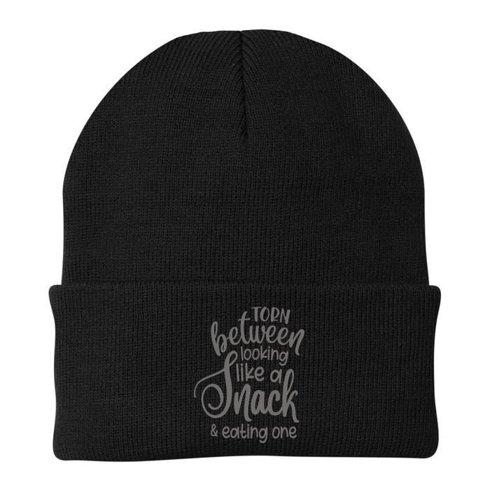 funny Torn Between Looking Like a Snack and Eating One  Beanie