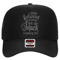 funny Torn Between Looking Like a Snack and Eating One  Trucker Hat