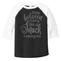 funny Torn Between Looking Like a Snack and Eating One  Toddler Fine Jersey T-Shirt
