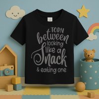 funny Torn Between Looking Like a Snack and Eating One  Toddler T-Shirt