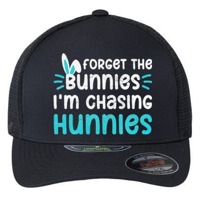 Forget The Bunnies IM Chasing Hunnies Flexfit Unipanel Trucker Cap