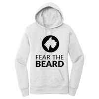 Fear The Beard Funny Schnauzer Lover Women's Pullover Hoodie