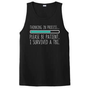 Funny Traumatic Brain Injury Awareness Thinking In Process PosiCharge Competitor Tank