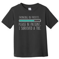 Funny Traumatic Brain Injury Awareness Thinking In Process Toddler T-Shirt