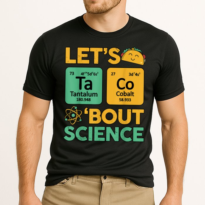 Funny Taco Bout Science Tuesday Chemistry STEM Teacher Cooling Performance Crew T-Shirt